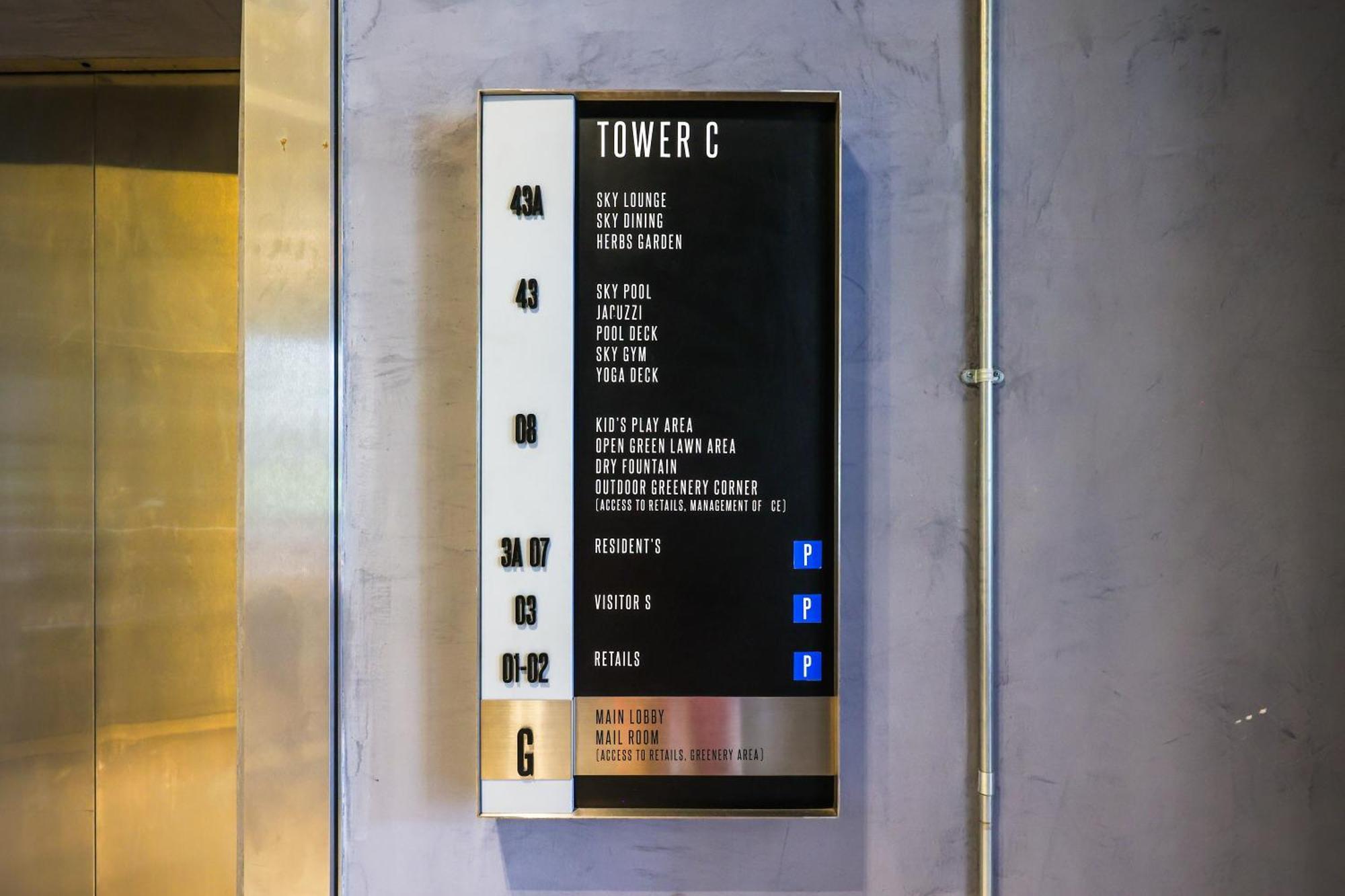 クアラルンプールMillerz Square By Mykeyアパートメント エクステリア 写真 Elevator directory