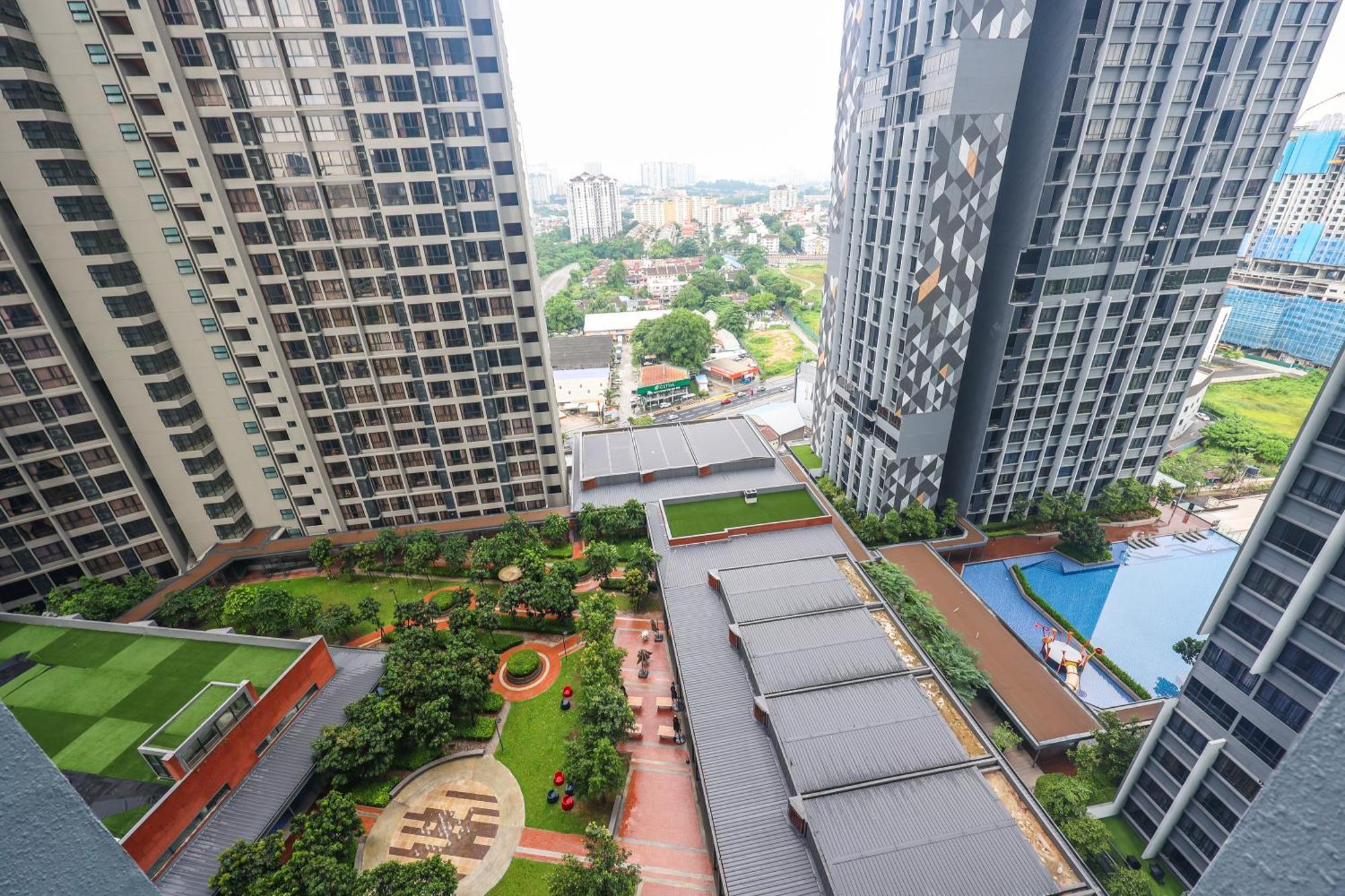 クアラルンプールMillerz Square By Mykeyアパートメント エクステリア 写真 The panorama of the complex