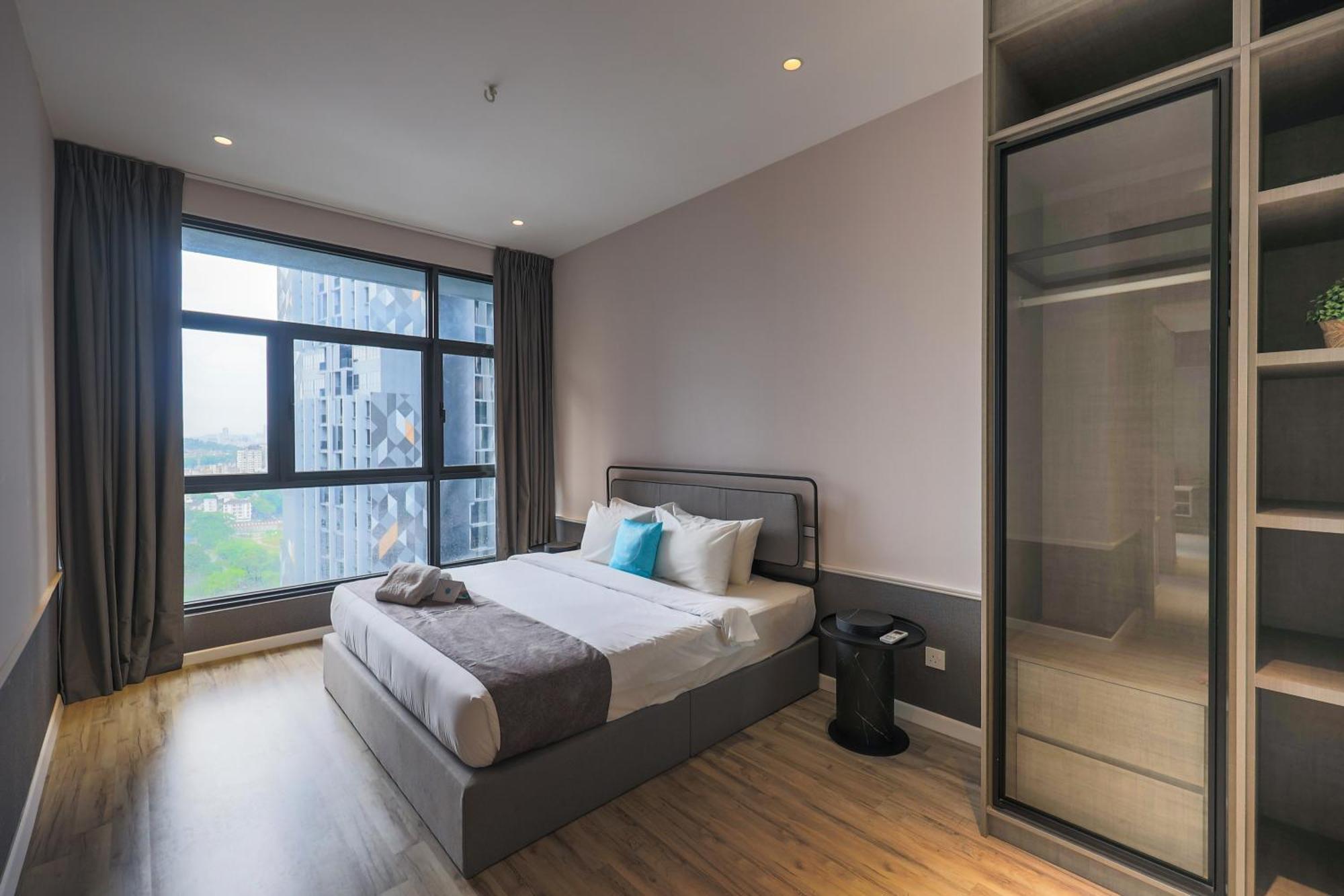 クアラルンプールMillerz Square By Mykeyアパートメント エクステリア 写真 A bedroom at the hotel