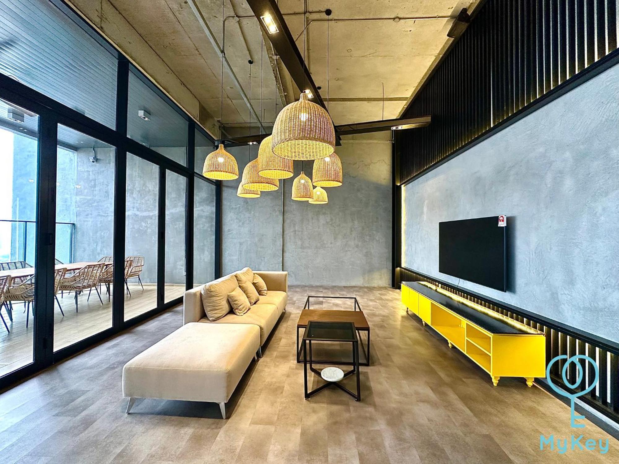 クアラルンプールMillerz Square By Mykeyアパートメント エクステリア 写真 The common room at the 10th floor